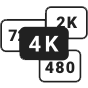 4K & All Formats Supported